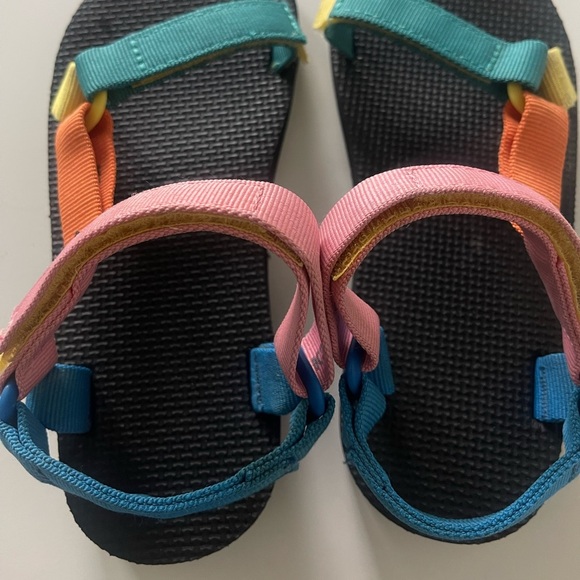 Teva Original Universal Kids Unisex Sandals US 3 Multicolor Straps - Picture 6 of 6
